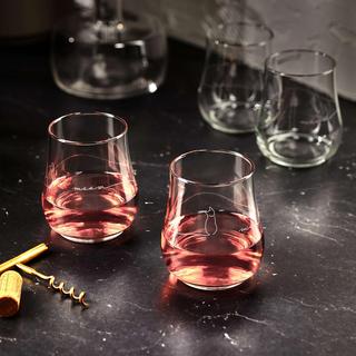 Modern Pets Meow Wine All-Purpose Glass, Set of 4