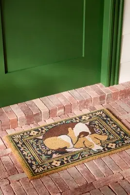 Archie Dog Coir Printed Doormat