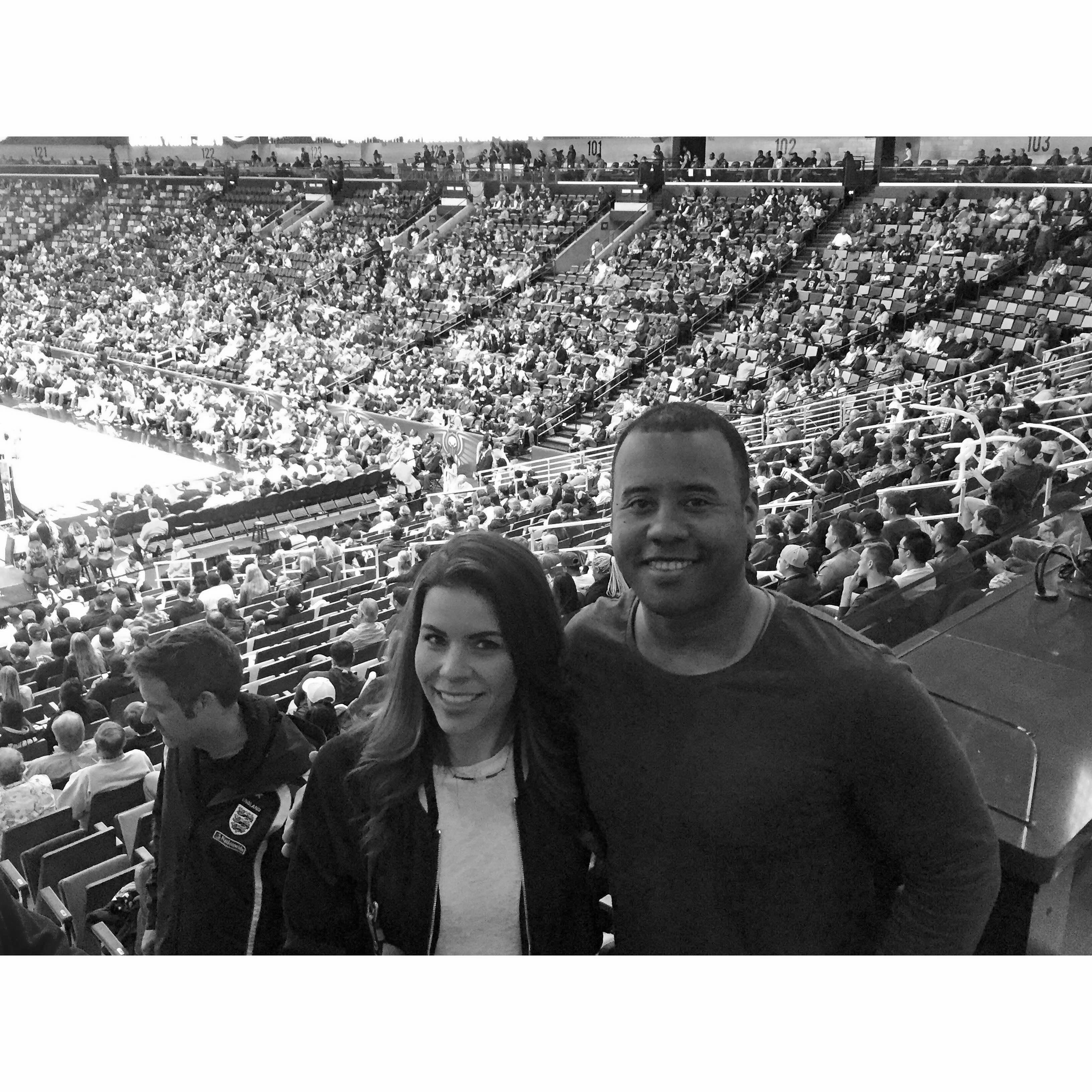First Pels game in New Orleans. February 2018