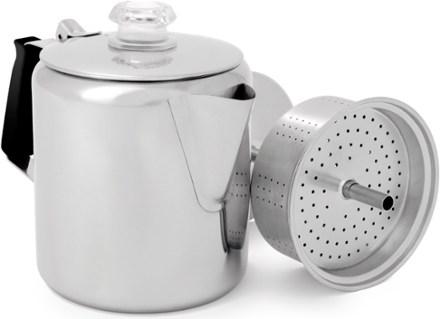 GSI Outdoors   Glacier Stainless Steel 6-Cup Percolator