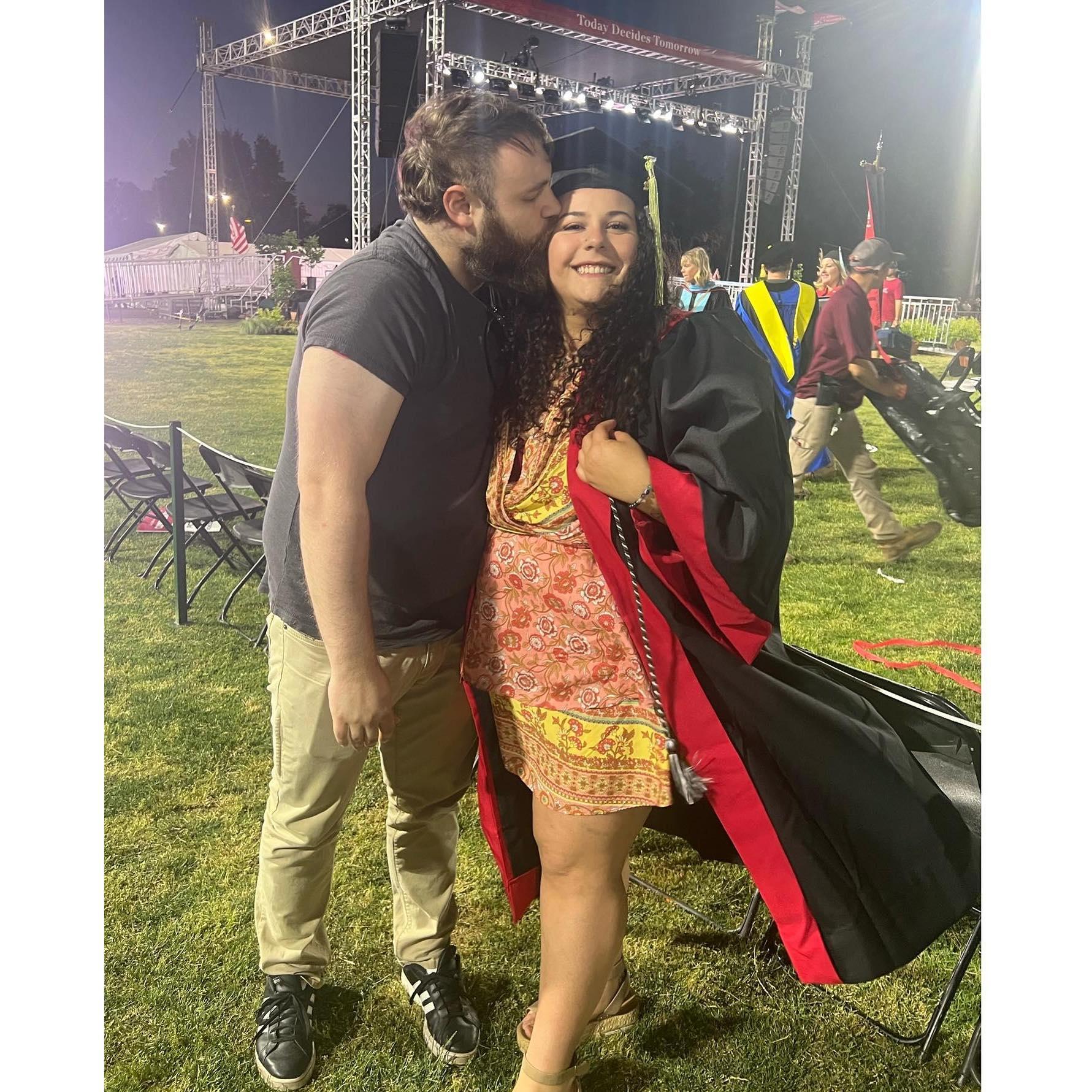 Gaby's graduation from Chico State, Jeremy will be next! He is getting his welding certification at Shasta College.