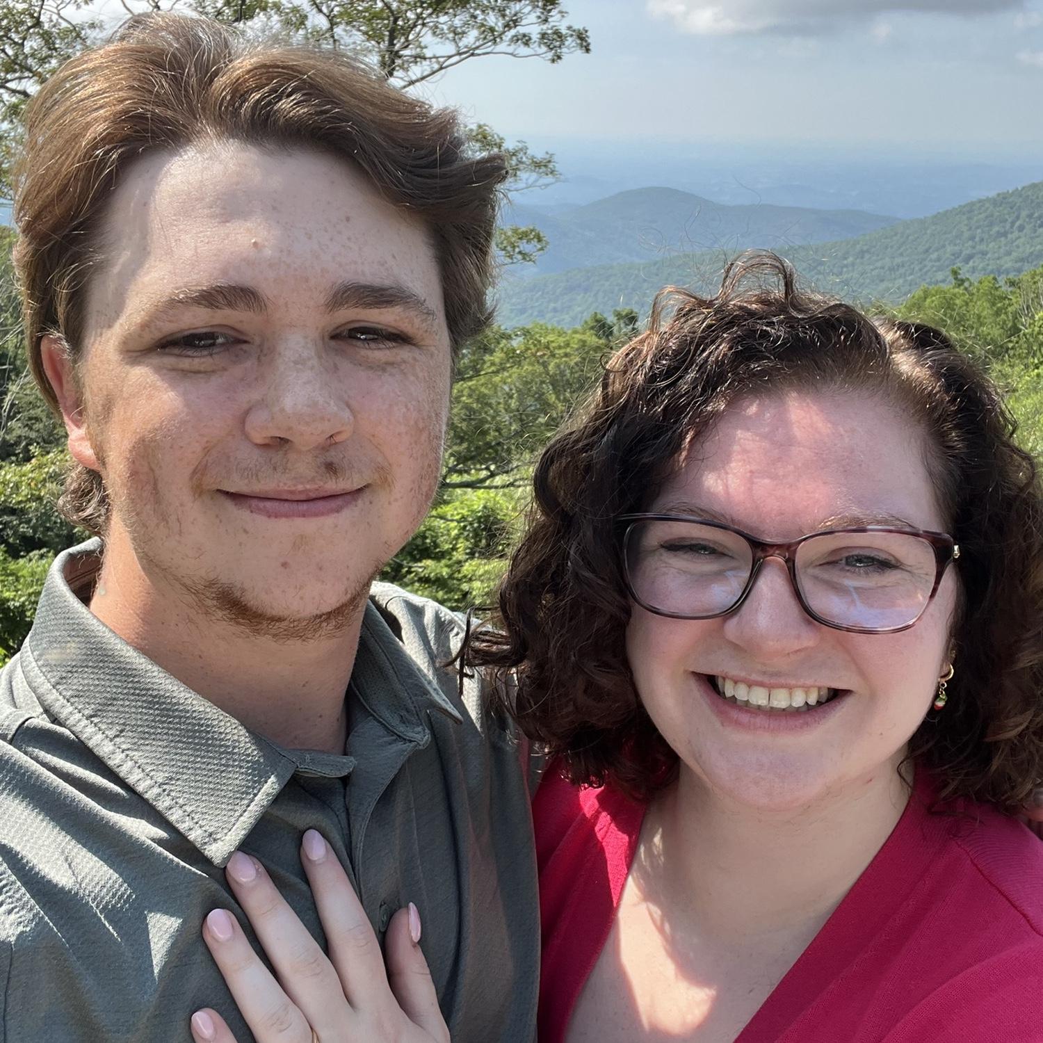 And the same overlook Alex took Mary to ask her to marry him (she said yes again)