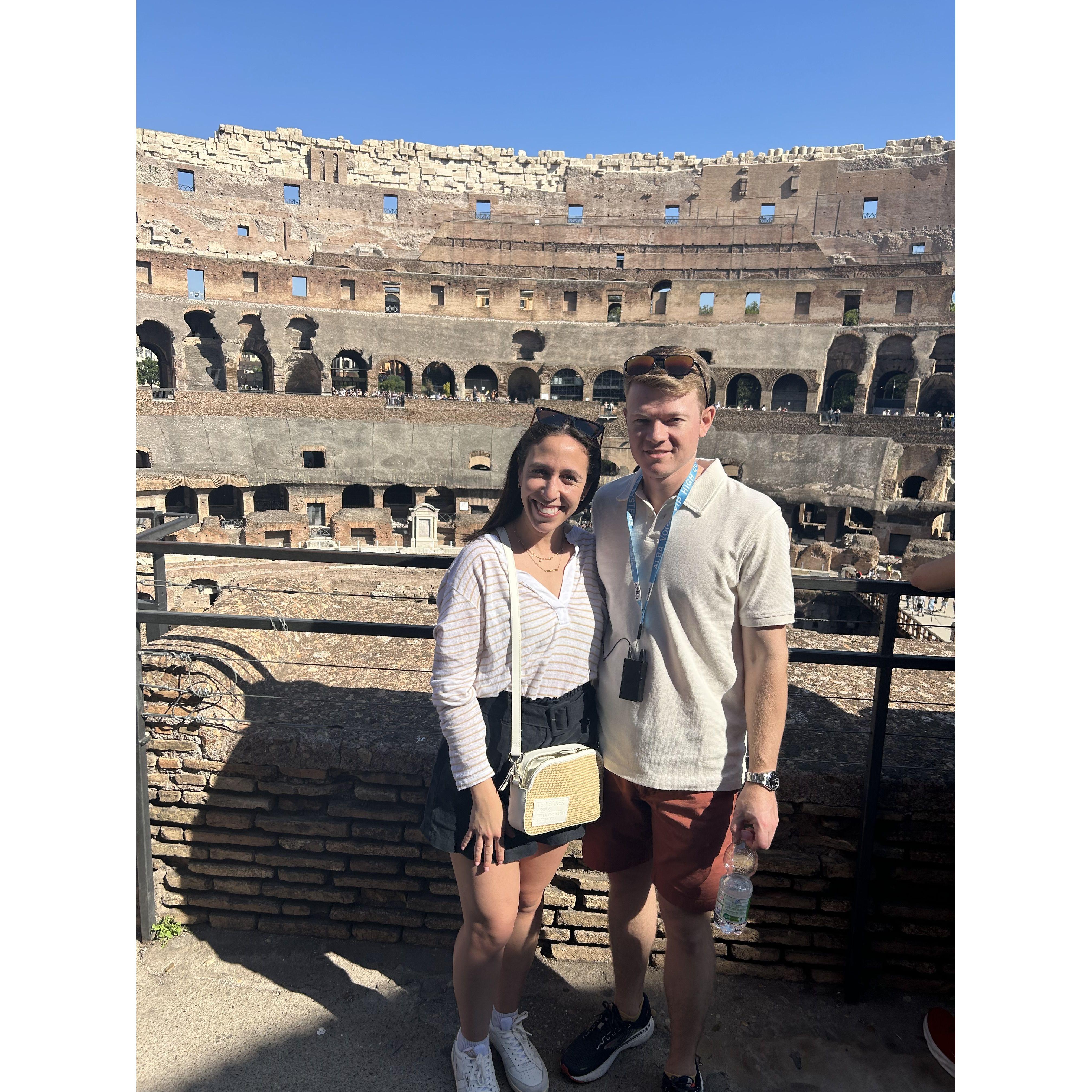 The Colosseum in Rome, Italy 2023