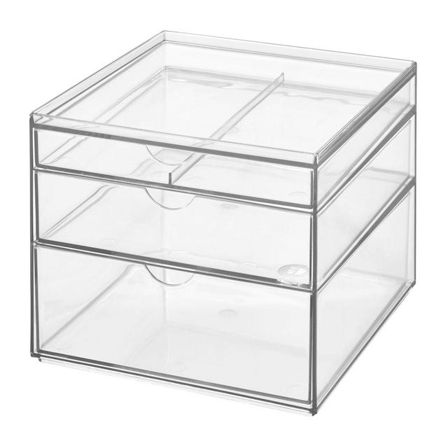 iDesign™ Cosmetic 3-Drawer Stackable Cosmetic Organizer
