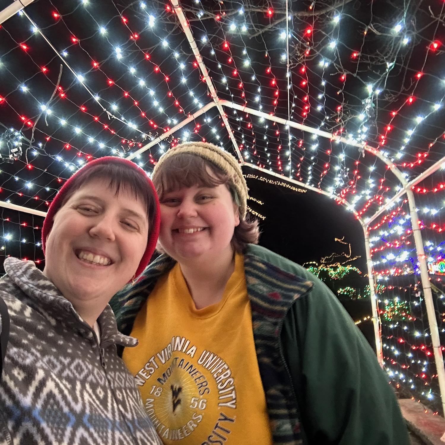 Christmas lights at Clearbrook Park