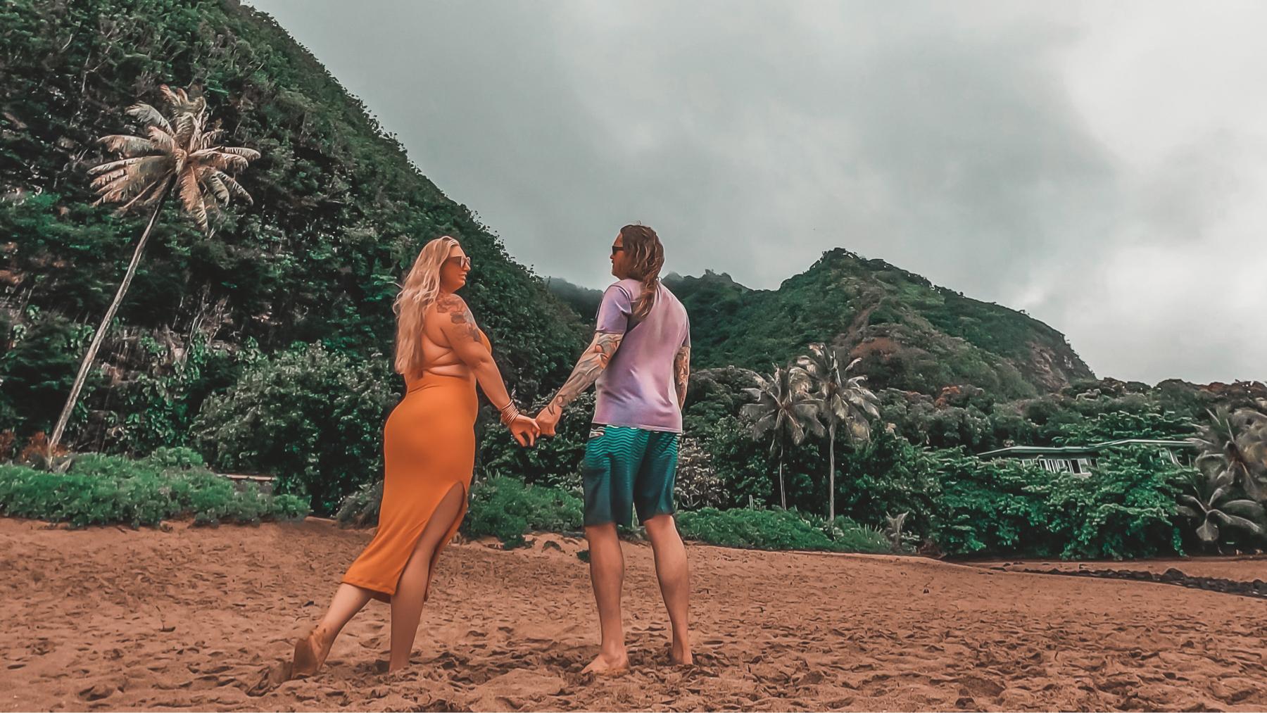 We took a trip to Kauai for Heidi’s 40th in April-where Eric initially planned to propose before he got too excited! We love each other & Hawaii & are stoked to celebrate with you in 2023!