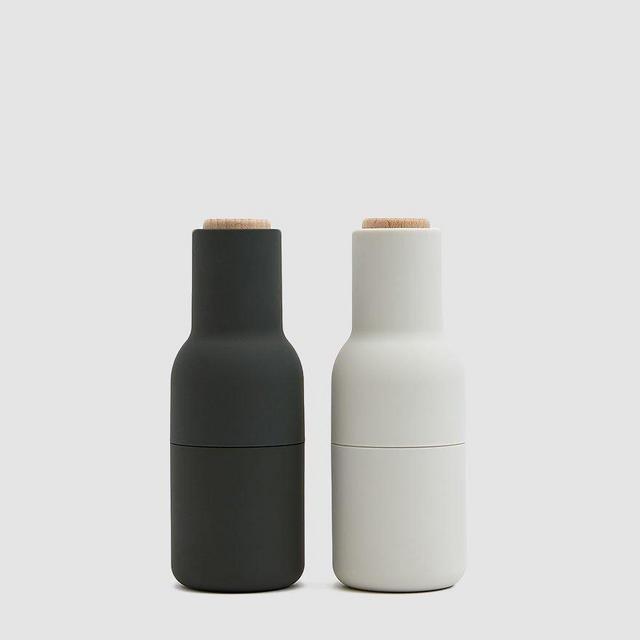 Bottle Spice Grinder Set in Grey