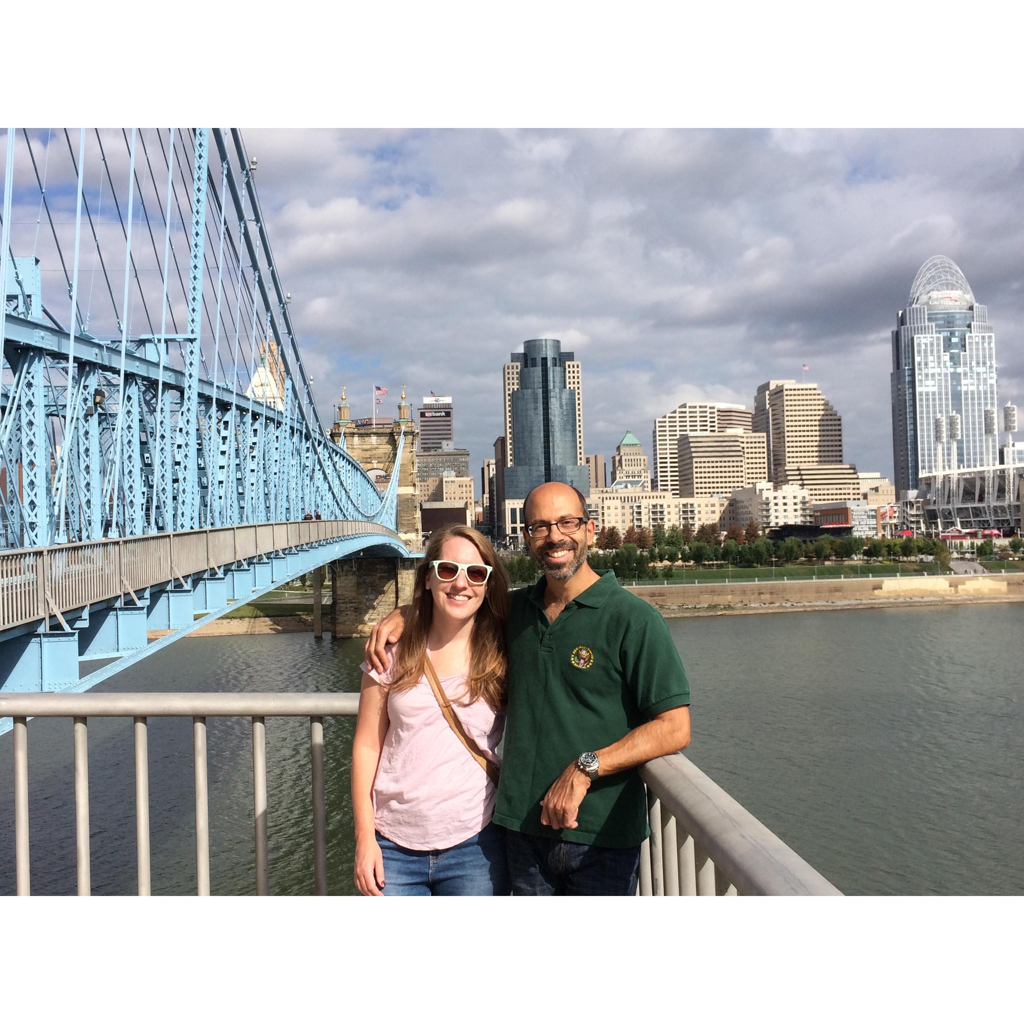 In Cincinnati for Francie and Zal's wedding!