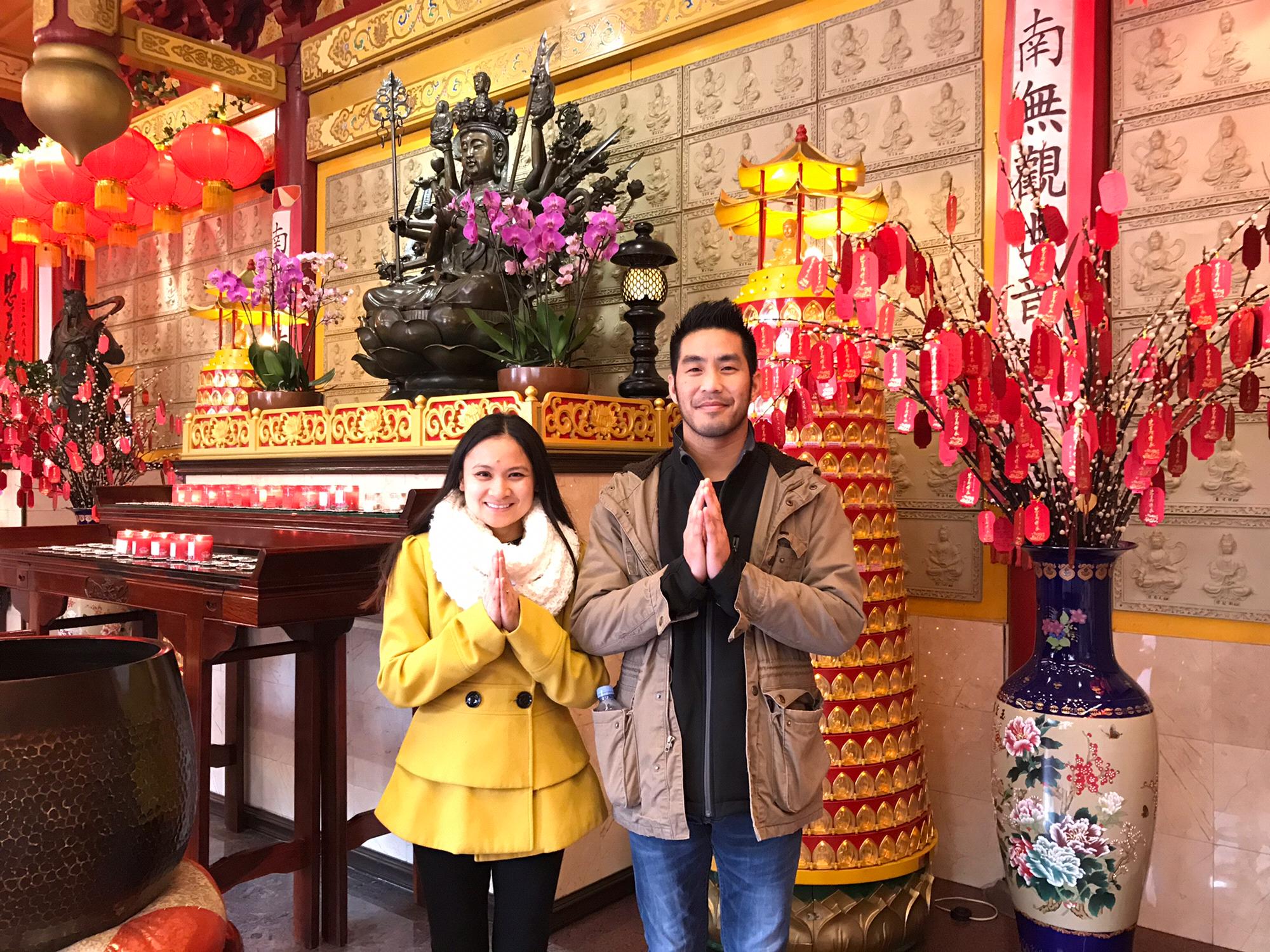 A Buddhist temple in Amsterdam.