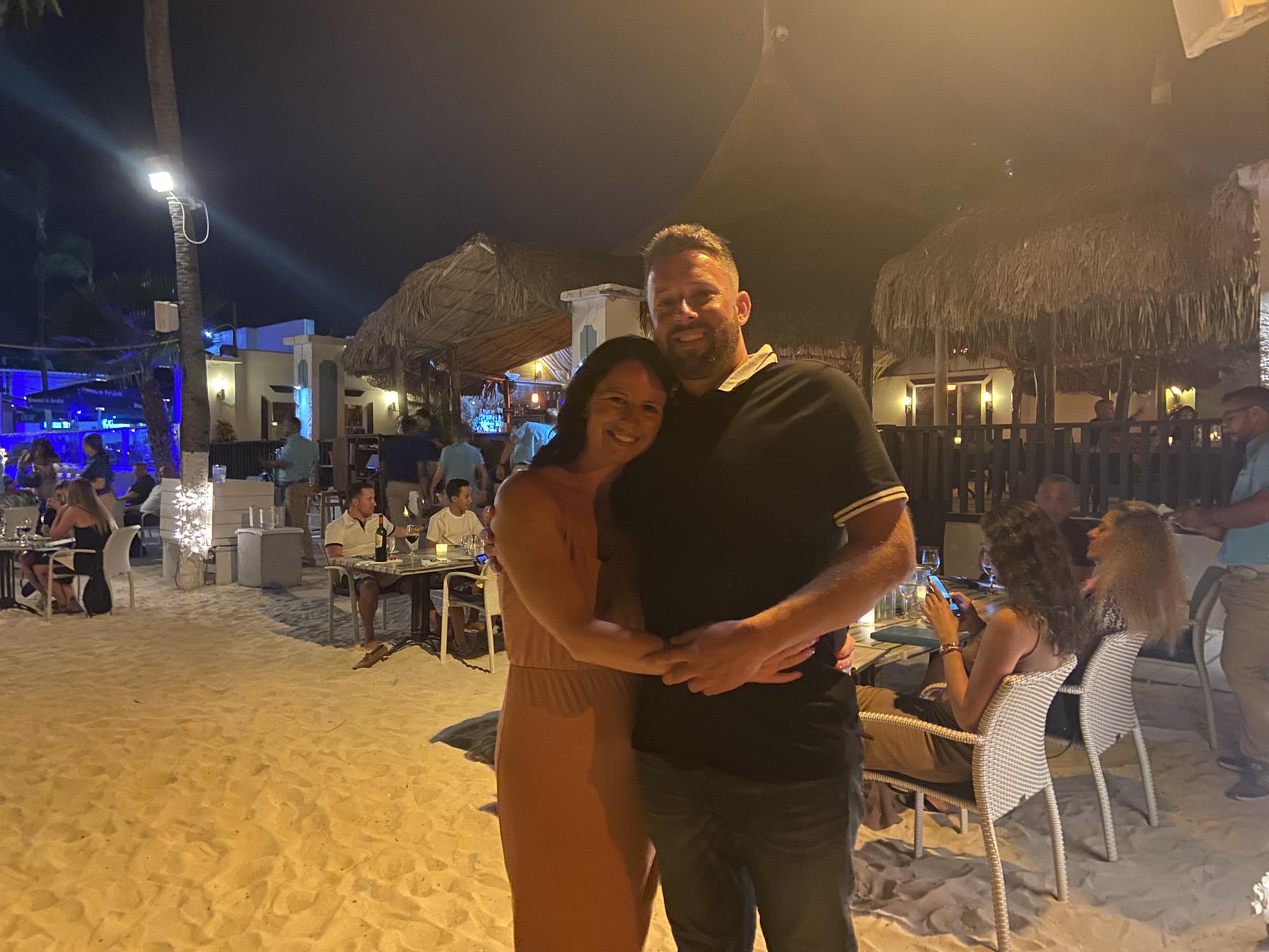 Our last night in Aruba