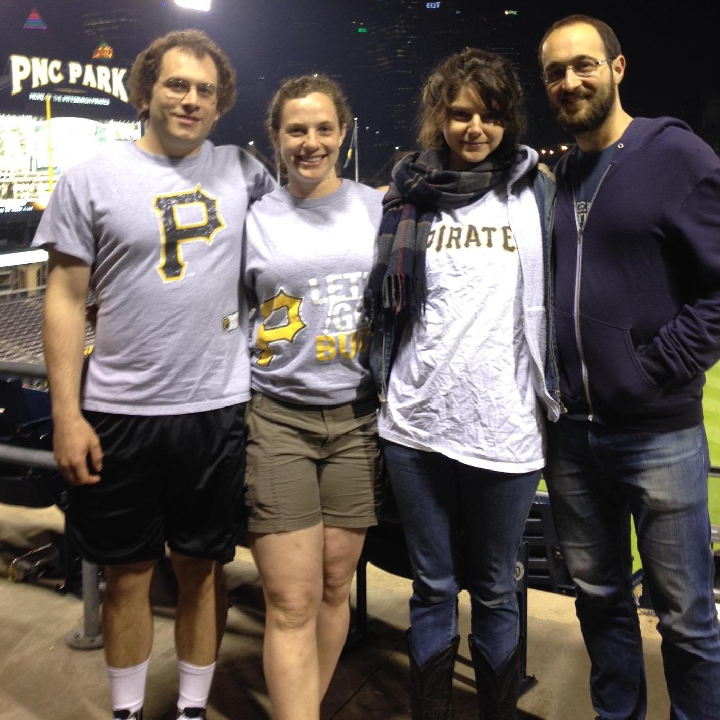 Our first double date, with Katie and Daniel, May 2014.