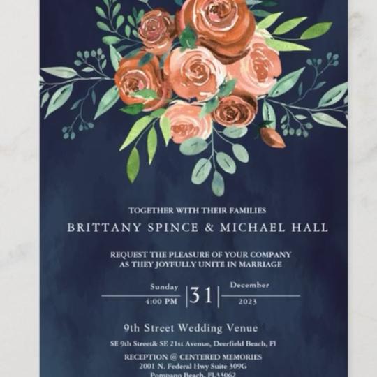 Wedding invite