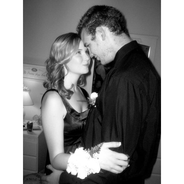 The time we went to homecoming with some ridiculous corsages and hair (2007)