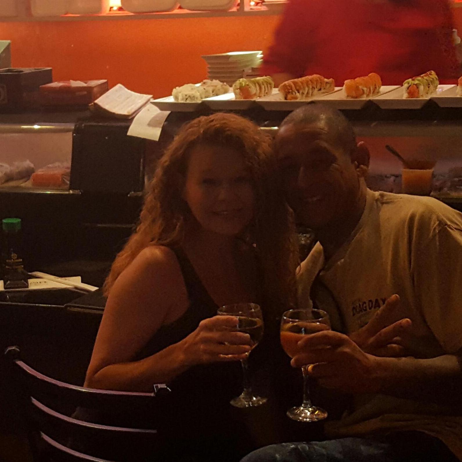 Date night at our fav sushi spot in LA