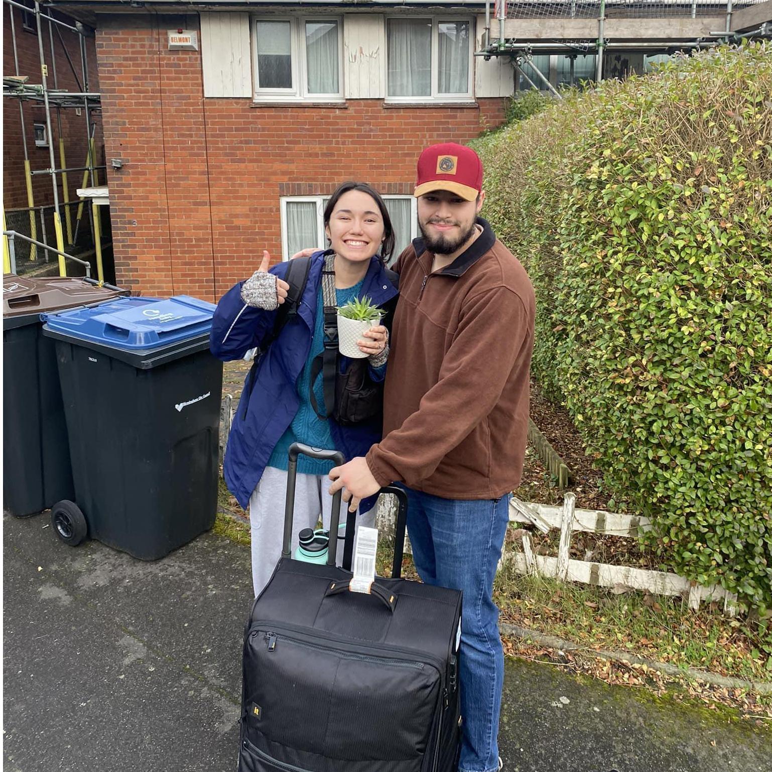 Weoley Castle, Birmingham Dropping off at Yessenia's new flat