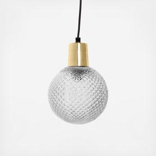 Etched Glass Pendant Lamp