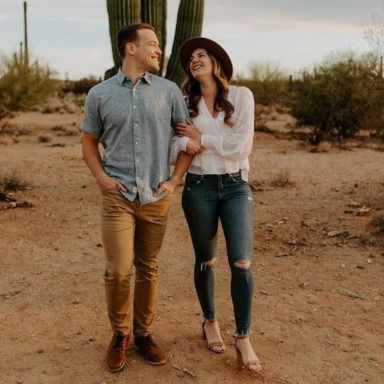 Tucson, Arizona | Engagement photos at Saguaro National Park