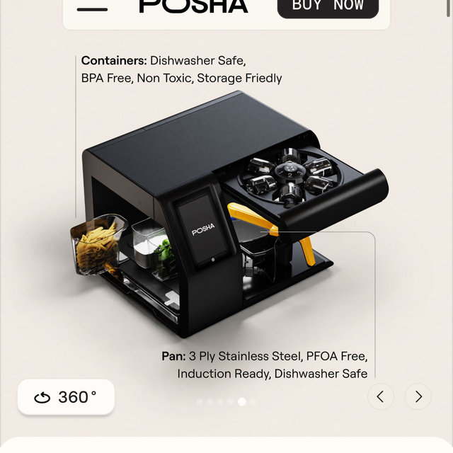 Posha - Kitchen Robot | Your Family's Private Chef