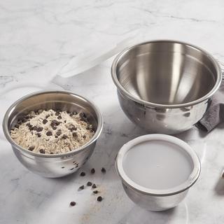 Accessories 3-Piece Nested Mixing Bowl Set with Lids