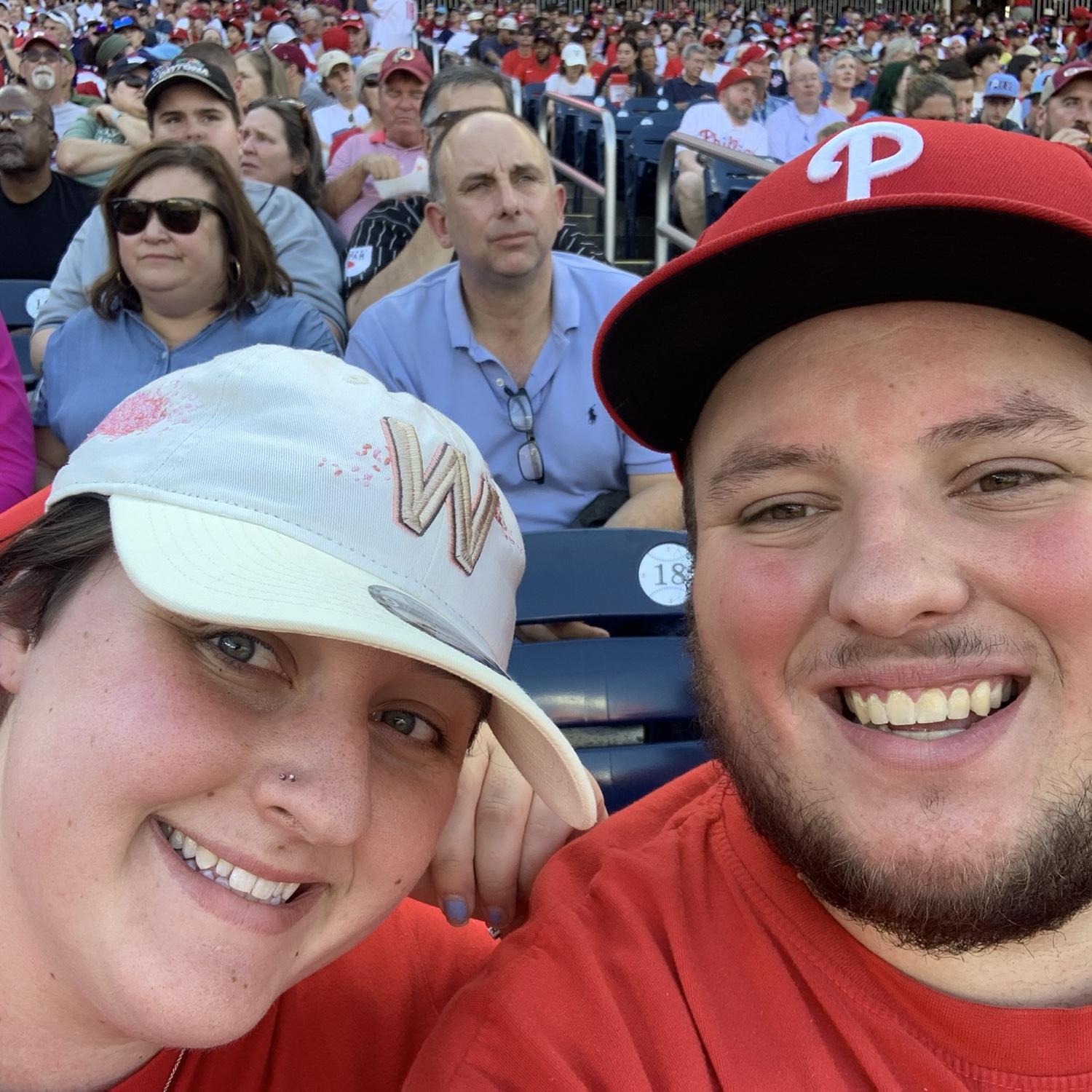 Trips to not only the phillies stadium but hopefully every baseball stadium at some point.
This was Nationals Park 🌸
