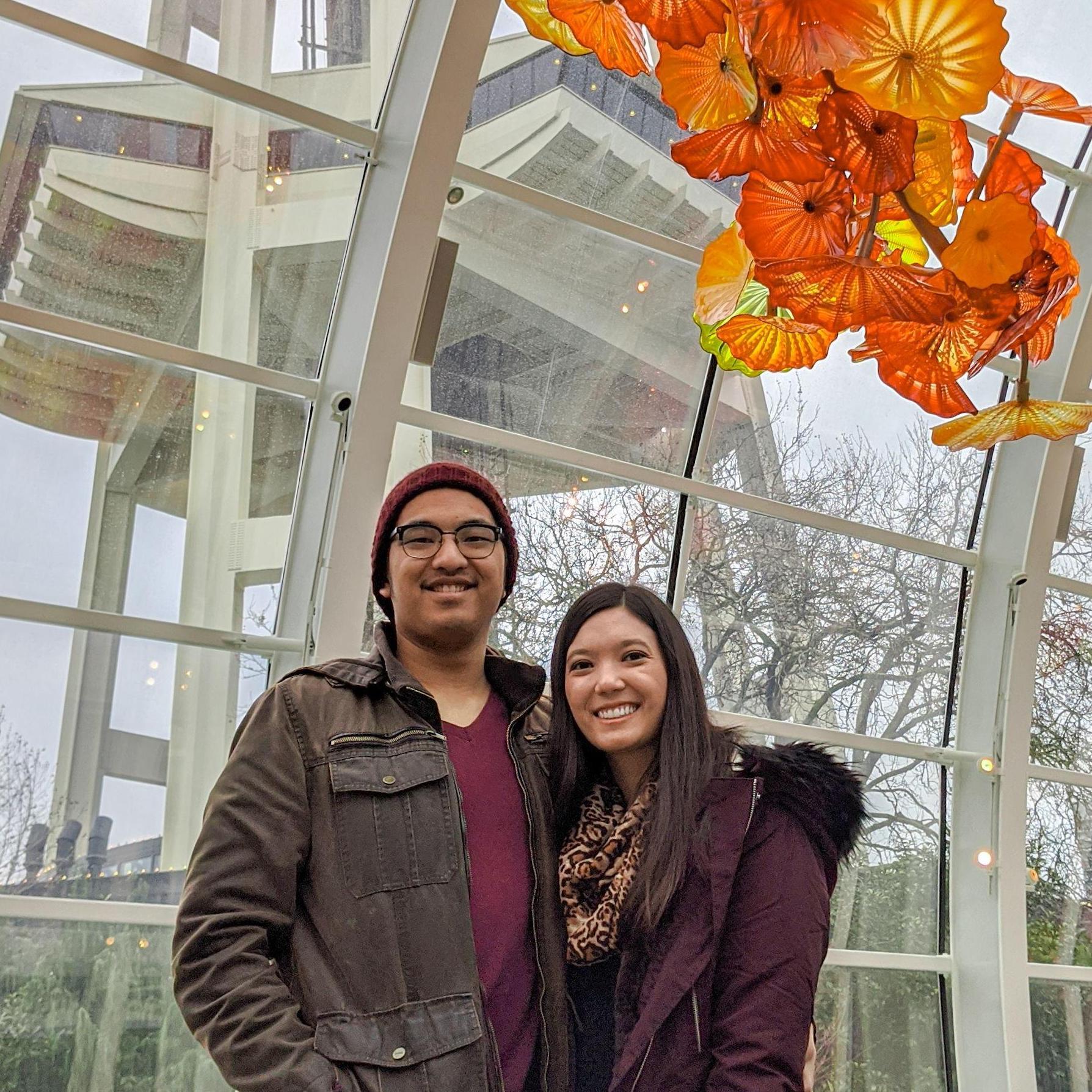 Chihuly Garden and Glass. Went to Seattle, Washington to celebrate our 2 year anniversary. December 9, 2019
