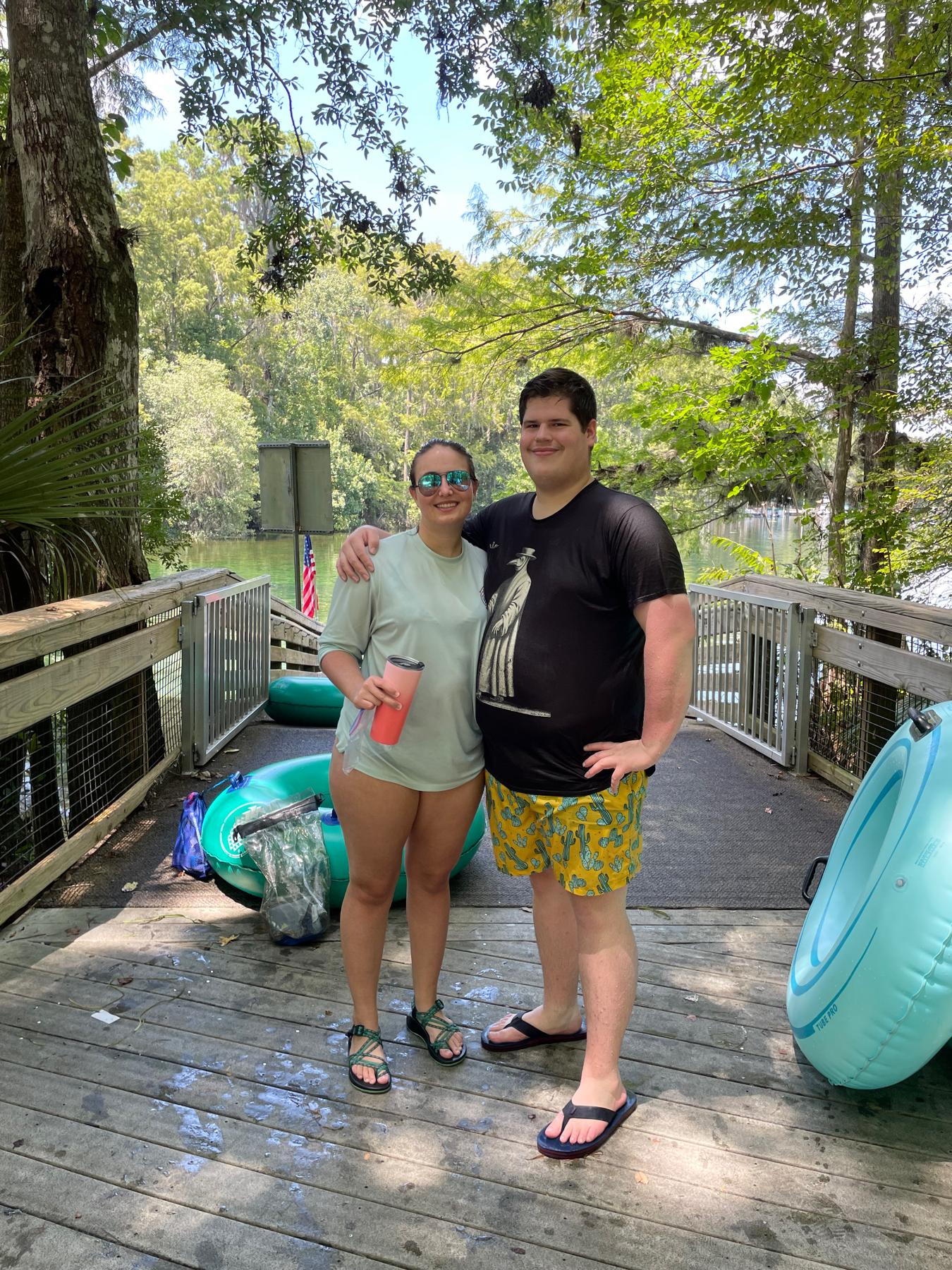 Floating down Rainbow River in FL!