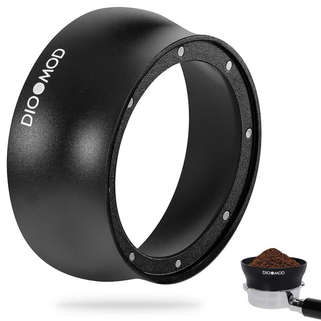 58mm Magnetic Dosing Funnel - Extra-Wide 88mm Top & 30mm Tall Espresso Coffee Dosing Ring for Mess-Free Tamping, Compatible with 58mm Portafilter, Barista Tool Espresso Accessories