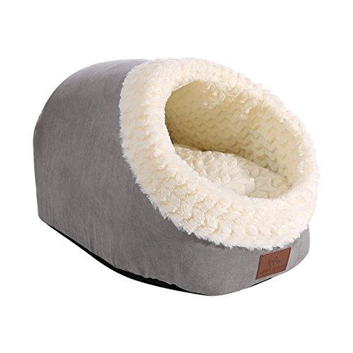 Miss Meow Cat Bed Round and Cave Shape Warming Bed