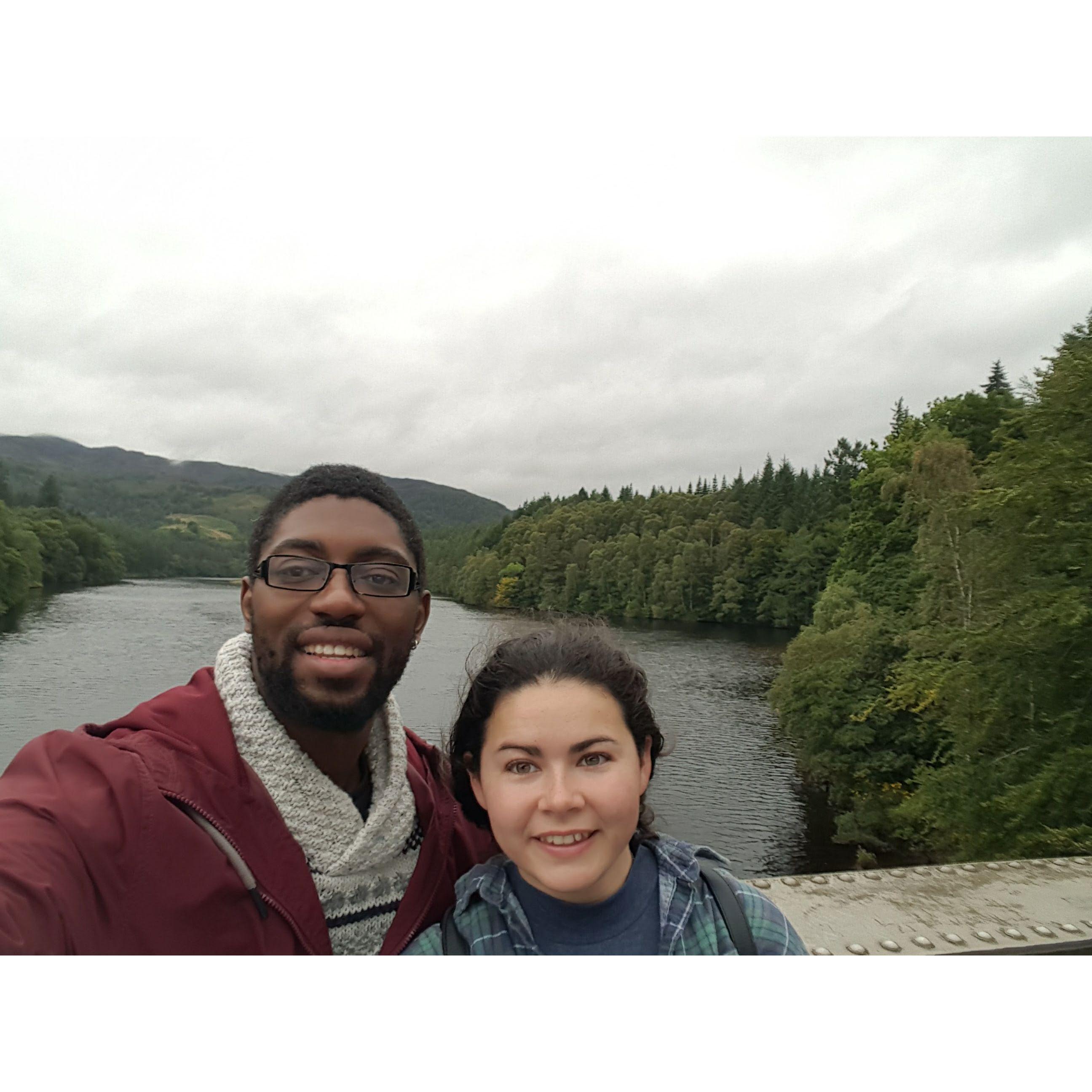 Our first weekend away together to Pitlochry in Scotland in September 2016