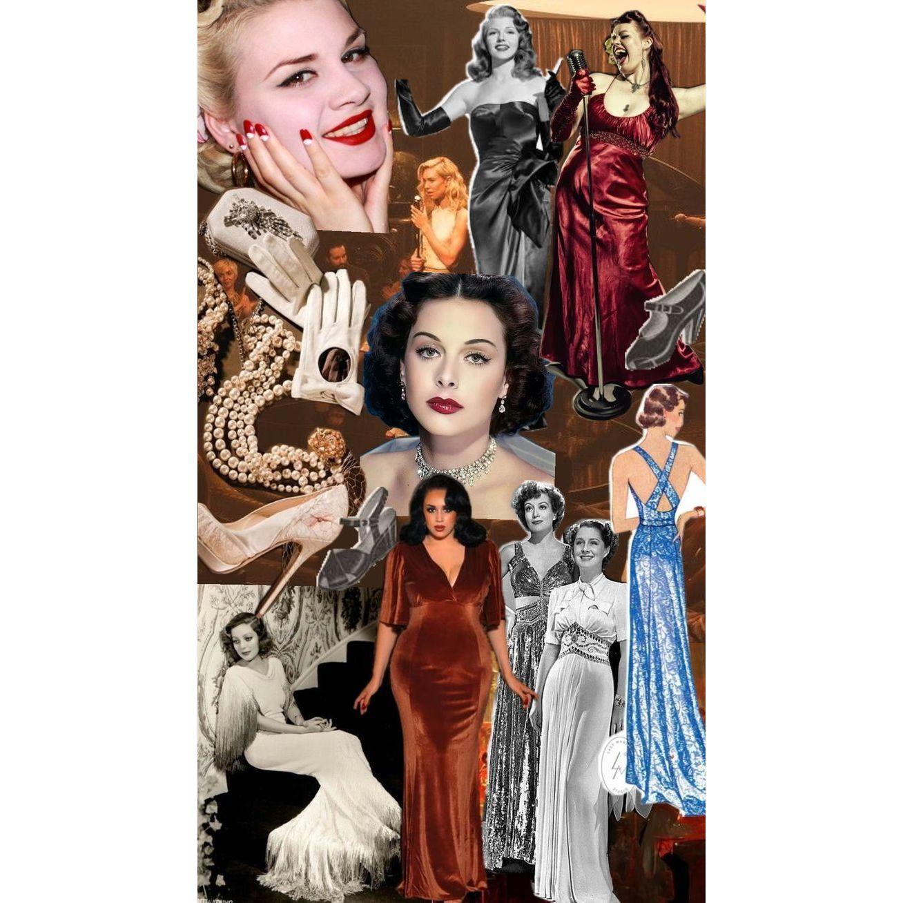 Women's Vintage Evening inspiration