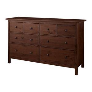 HEMNES				8-drawer dresser, medium brown