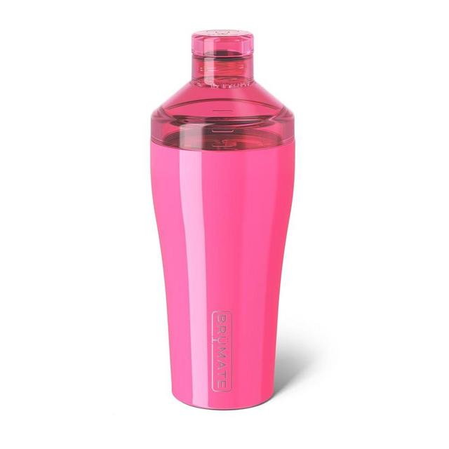 BrüMate Cocktail Shaker 22oz Insulated Stainless Steel Shaker - 100% Leakproof - No Condensation (Neon Pink)