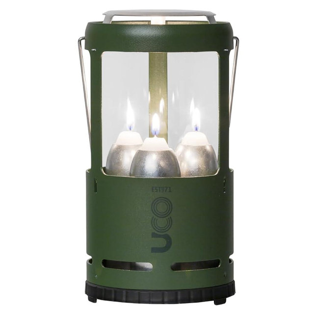 UCO Candlelier Candle Lantern, Candle Lanterns for Real Candles, Perfect Outdoor Gear for Camping or for Power Outages, Includes 3 Long Burning Candles