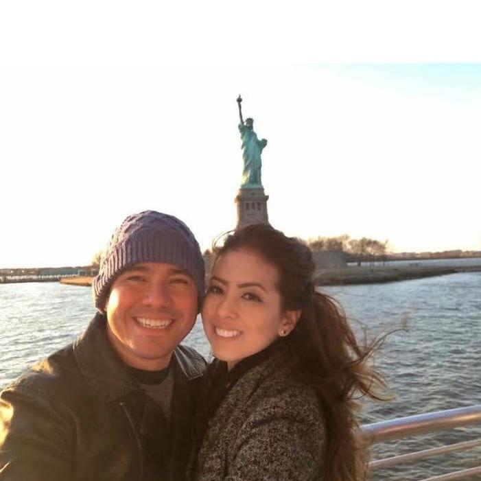 Visiting Lady Liberty!