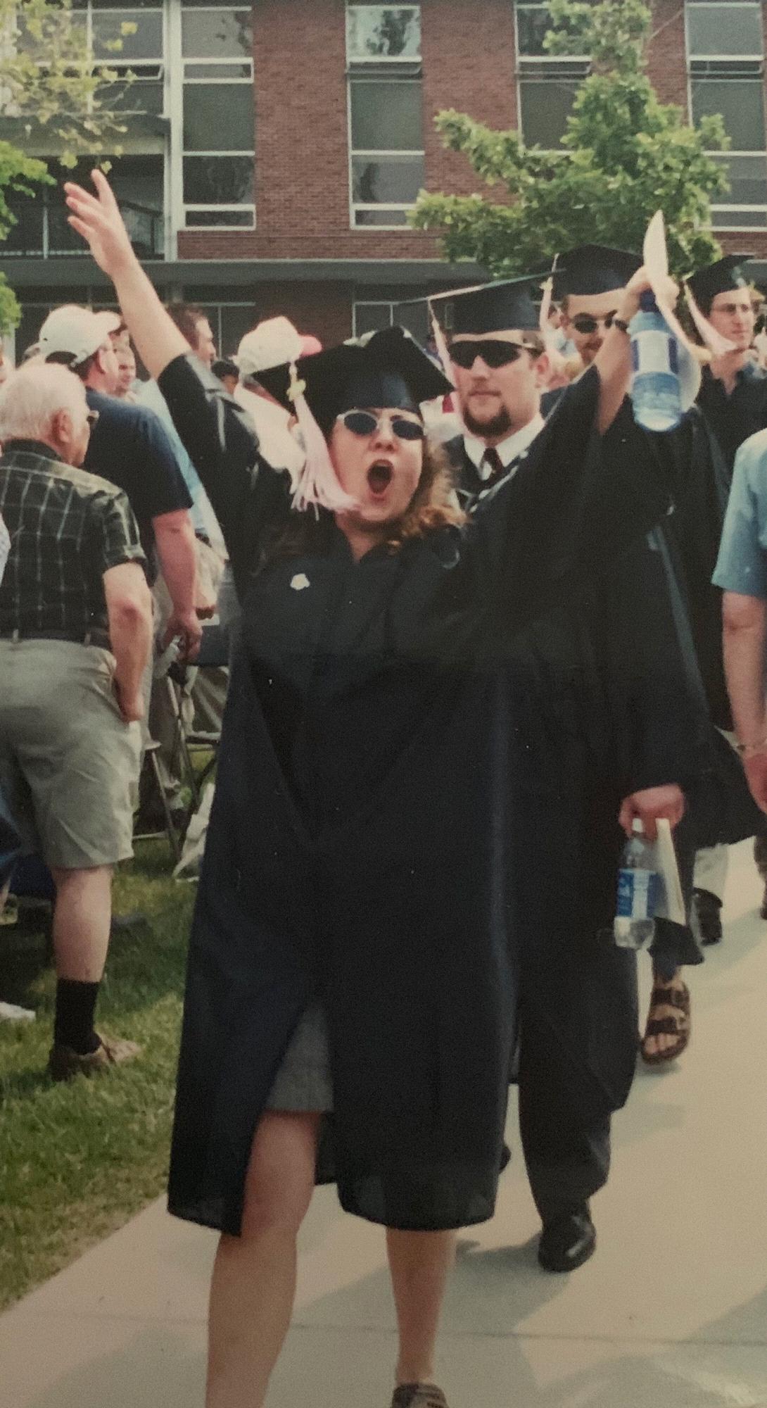If this doesn’t sum us up completely... Shenandoah University graduation May 2000