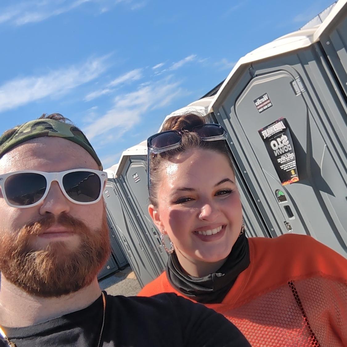 Louder than Life, 2023! Ryan loves a portapotty pic
