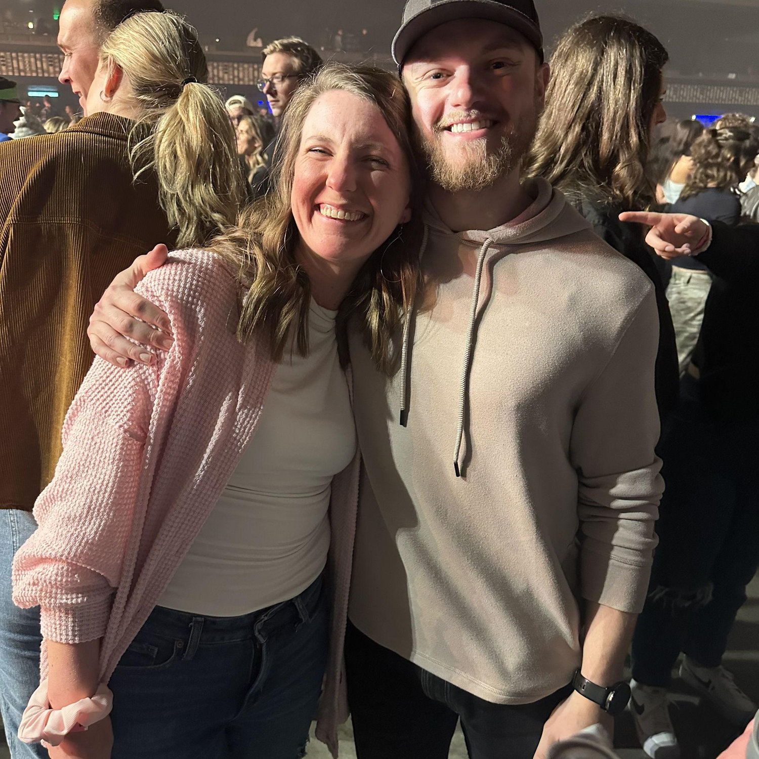 LANY concert. I classify this as our first pic because our actual first picture is awful.