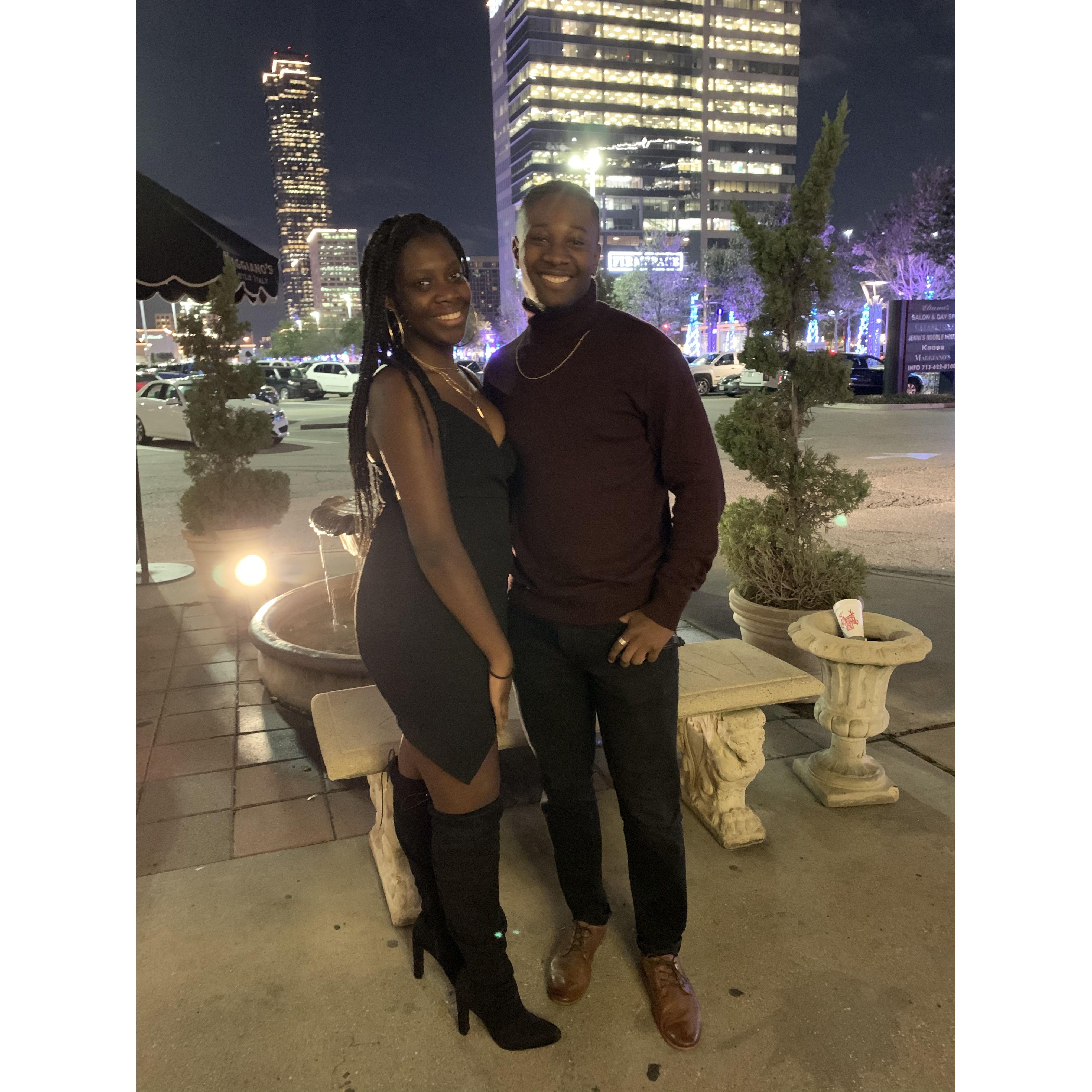 Our first 'adult' date