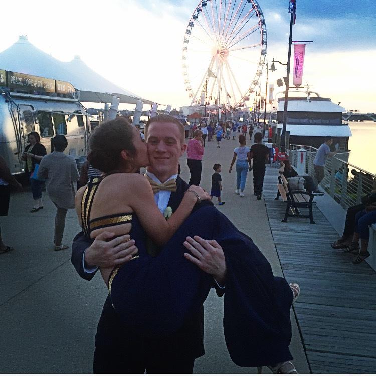 Andrew’s prom at National Harbor