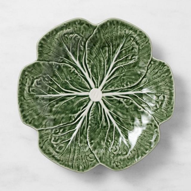 Bordallo Pinheiro Cabbage Dinner Plates, Set of 4, Green
