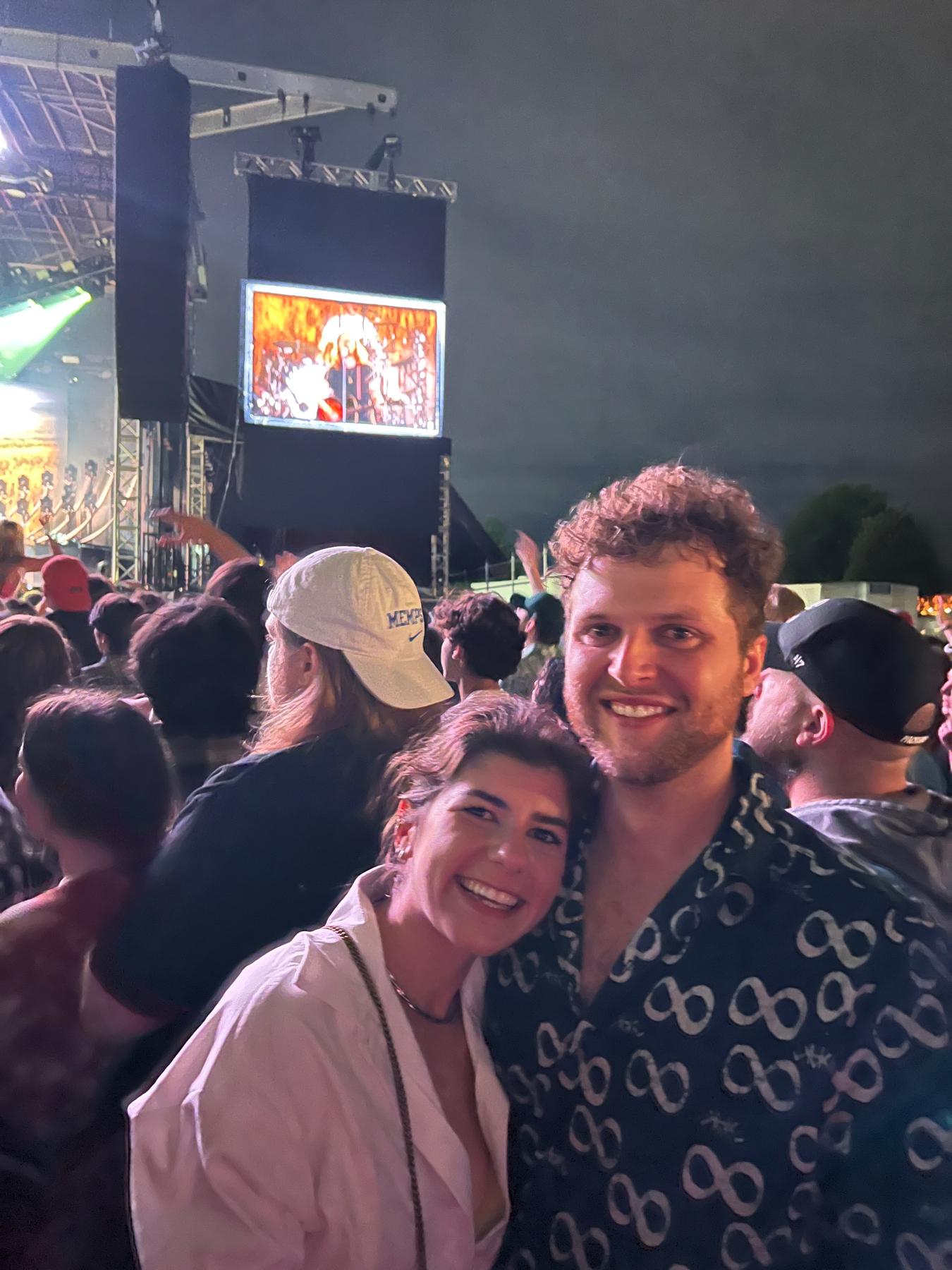 Isadora dragging Collin to concerts of bands he doesn’t even know a single song