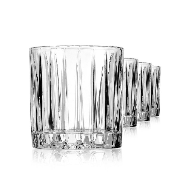 Godinger Parallels Double Old-Fashioned Glasses, Set of 6