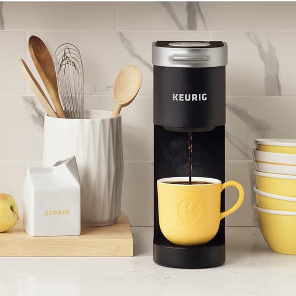 Keurig K-Mini Single Serve K-Cup Pod Coffee Maker, 6 to 12oz Brew size, with Cord Storage, Perfect for Small Spaces, Black