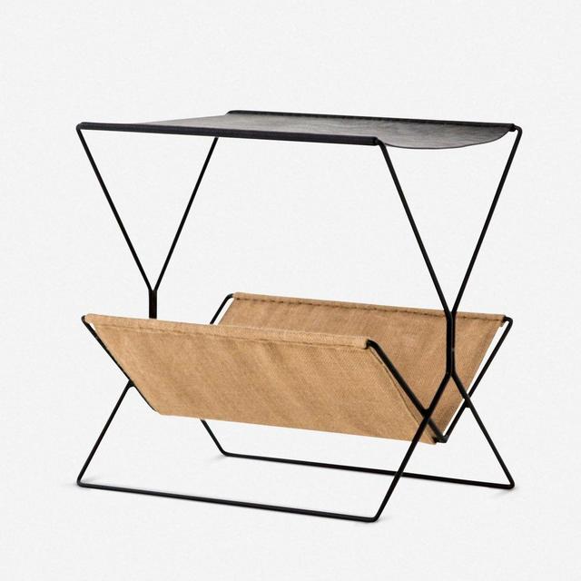 Nathan Magazine Rack, Black