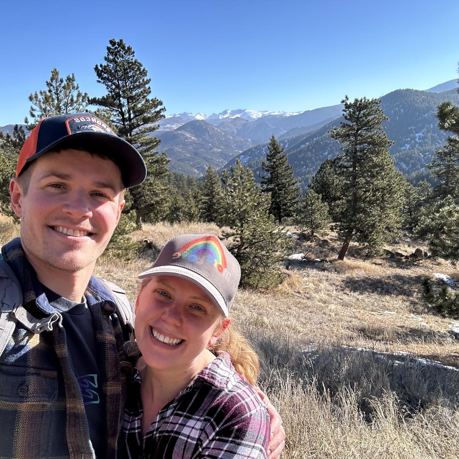 Right after our engagement!! 💍 Boulder, CO