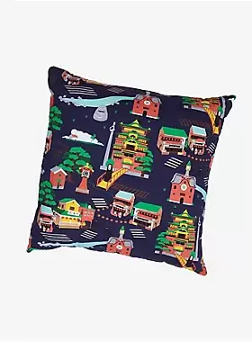 Our Universe Studio Ghibli Spirited Away Landmarks Throw Pillow - BoxLunch Exclusive