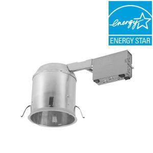 H750 6 in. Aluminum LED Recessed Lighting Housing for Remodel Ceiling, T24 Compliant, Insulation Contact, Air-Tite