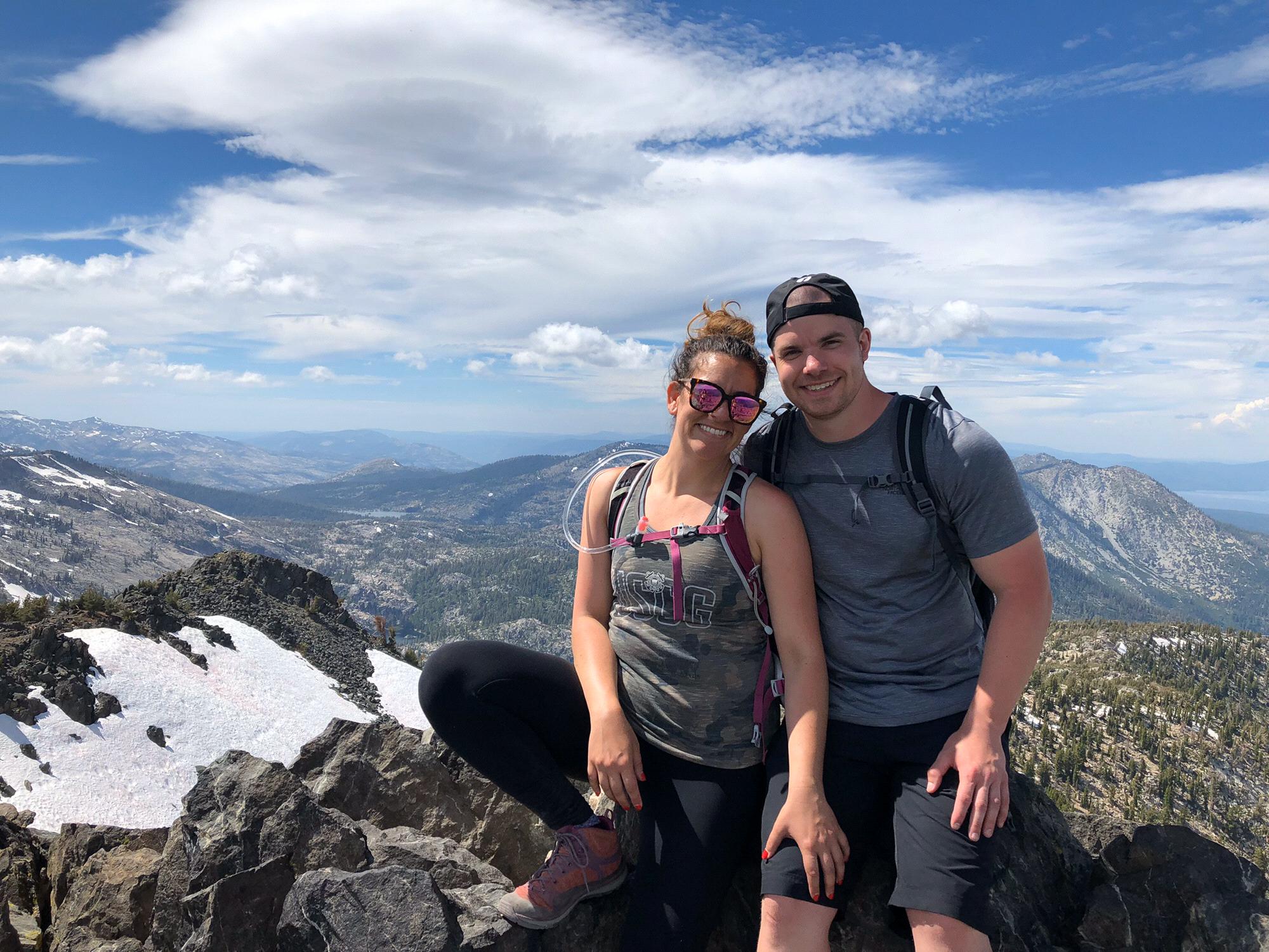 A strenuous 11 mile hike with unforgettable views and memories ♥️