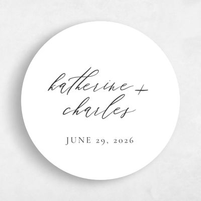White Wedding Sticker - Violin
