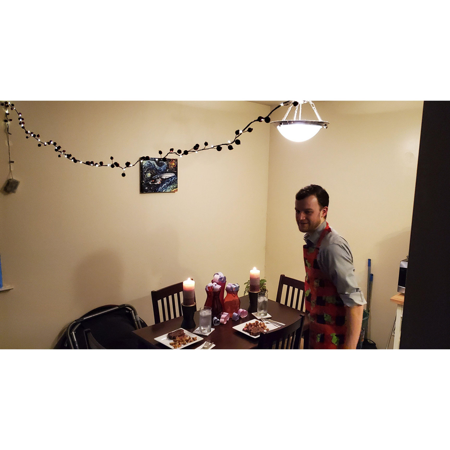 Date night at home